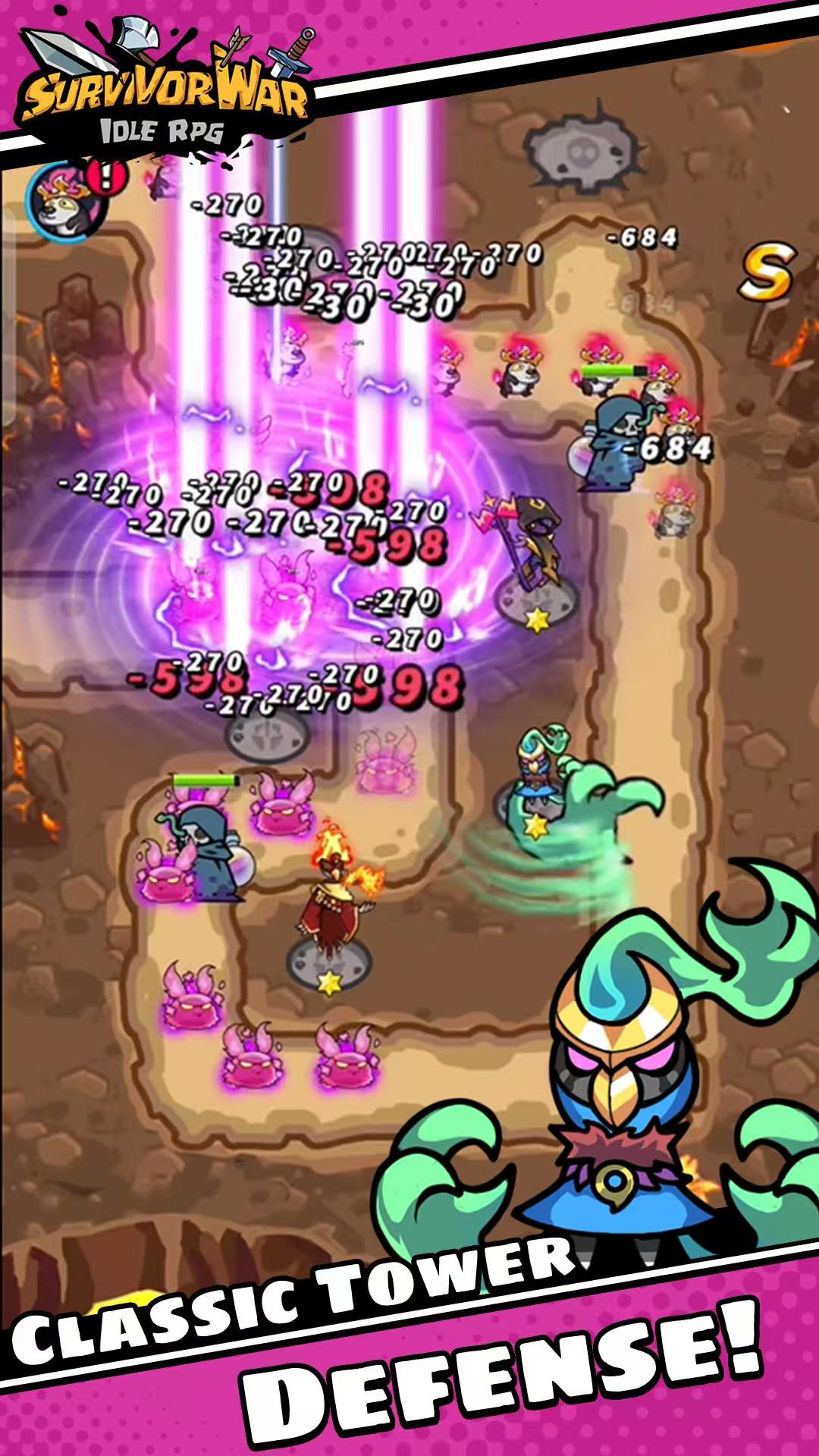 手游推荐Survivor War塔防0元畅玩第5张插图