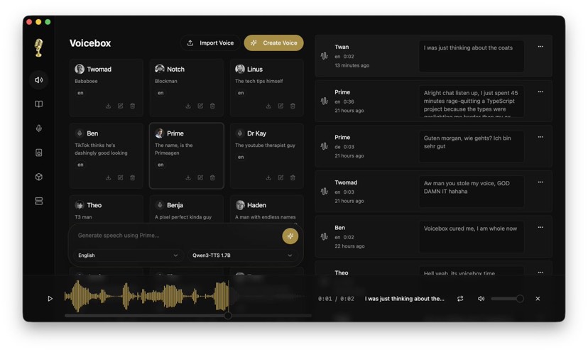 VoiceBox  3秒语音克隆 本地全能合成神器第5张插图