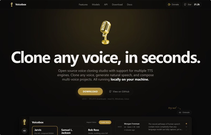 VoiceBox 3秒语音克隆 本地全能合成神器第7张插图 VoiceBox 3秒语音克隆 本地全能合成神器第7张插图