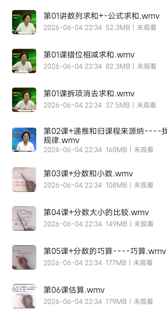 小学六年级奥数第4张插图