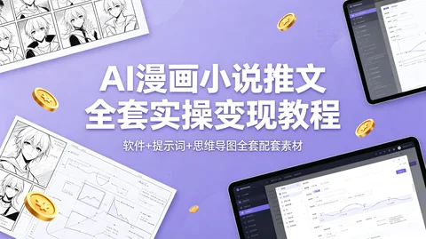 漫画推文变现全流程 选文制图剪辑起号软件API配套第4张插图