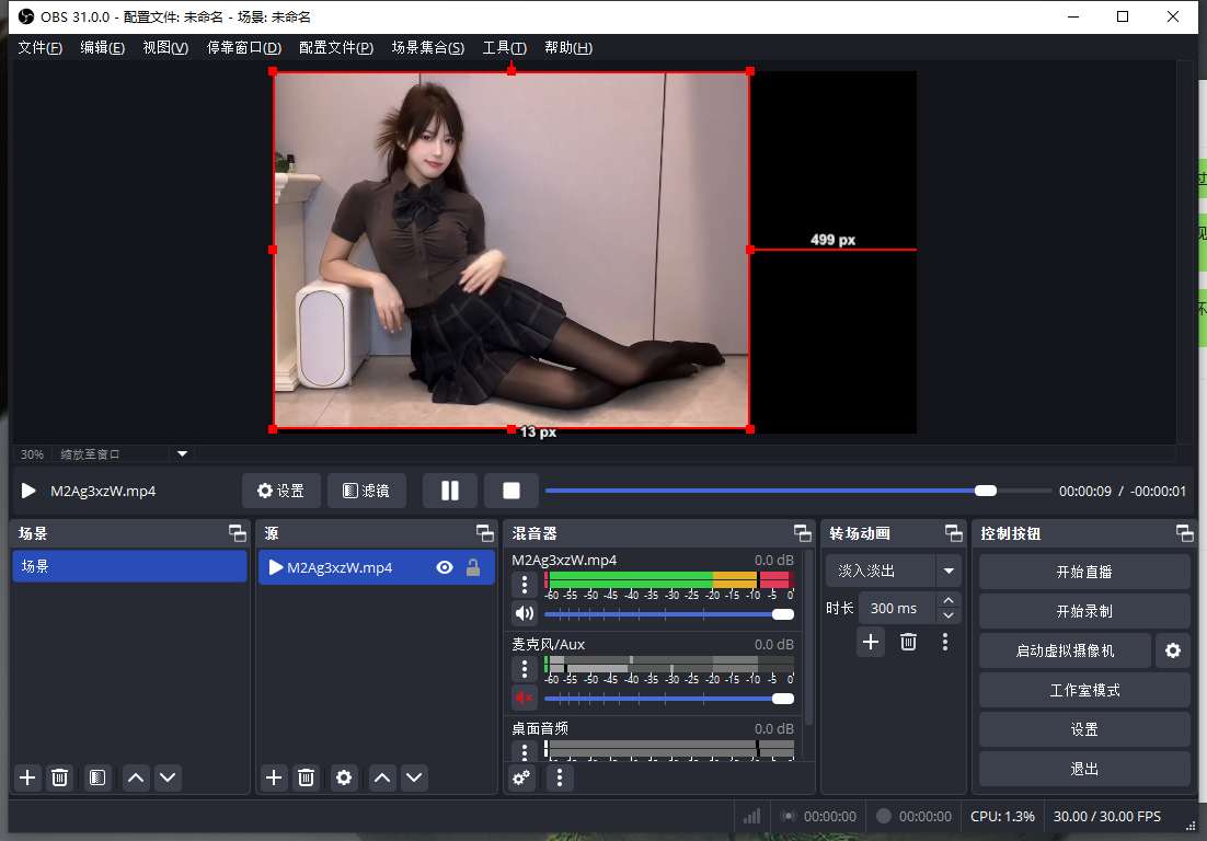 OBS无人直播自定义视频推流直播RTMP推流第6张插图 OBS无人直播自定义视频推流直播RTMP推流第6张插图