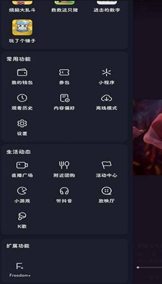 抖音Freedom+模块✨扩展插件✨支持全屏沉浸式第4张插图 抖音Freedom+模块✨扩展插件✨支持全屏沉浸式第4张插图