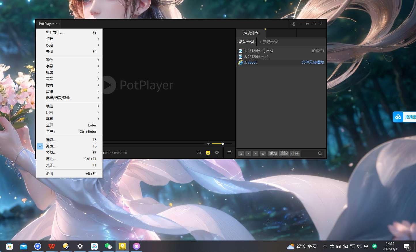 PotPlayer全景式4K播放器去广告绿化版第7张插图 PotPlayer全景式4K播放器去广告绿化版第7张插图