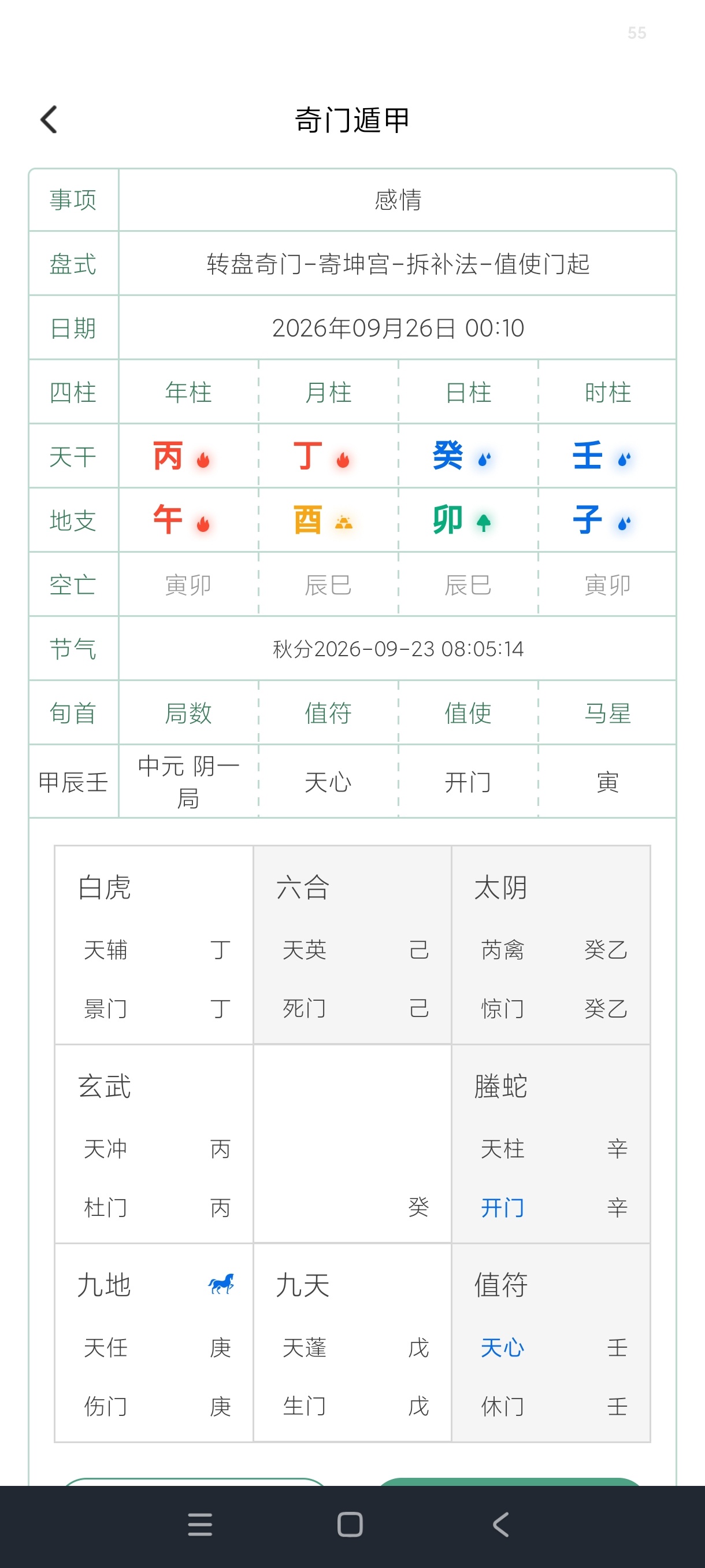 大六壬1.2六壬卜卦|奇门遁甲预测+各种功能|绿化版第9张插图 大六壬1.2六壬卜卦|奇门遁甲预测+各种功能|绿化版第9张插图