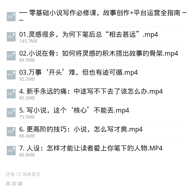 零基础小说写作课，从灵感到爆款签约第5张插图