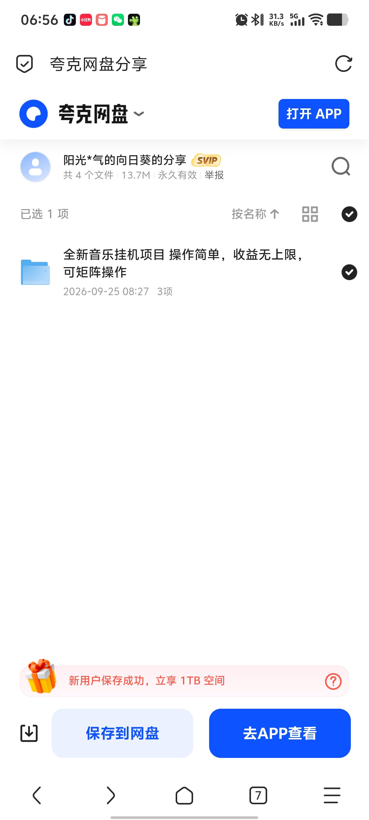 「全新音乐挂机项目 操作简单，收益无上限，可矩阵操作」第4张插图