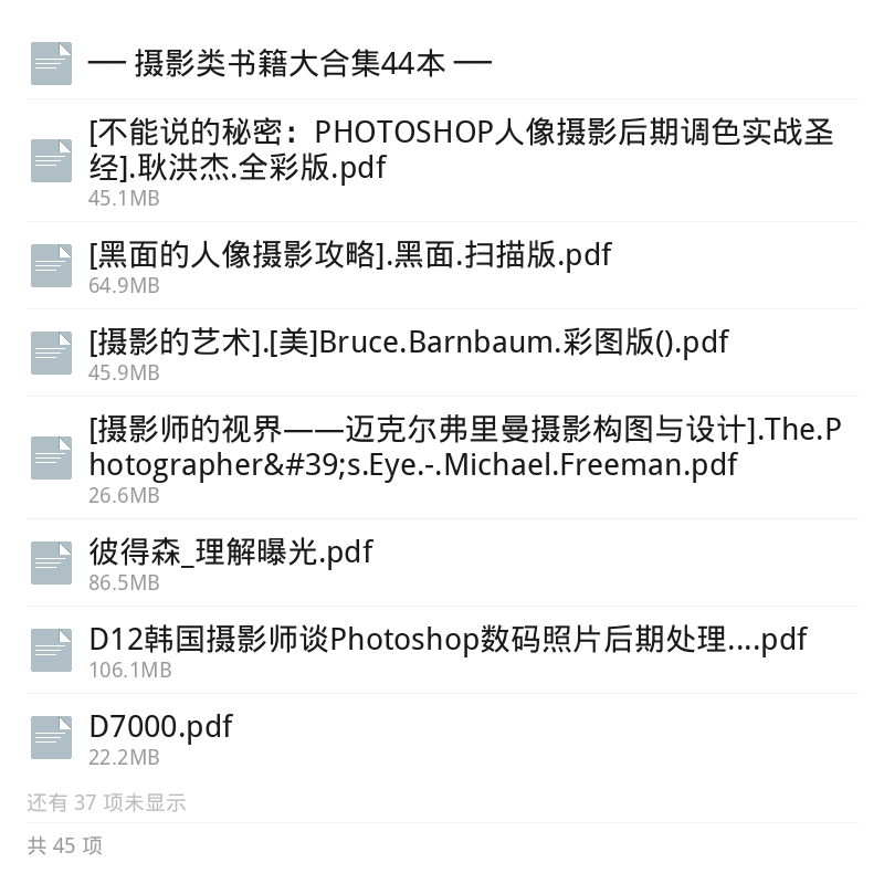 44本经典摄影电子书合集第5张插图