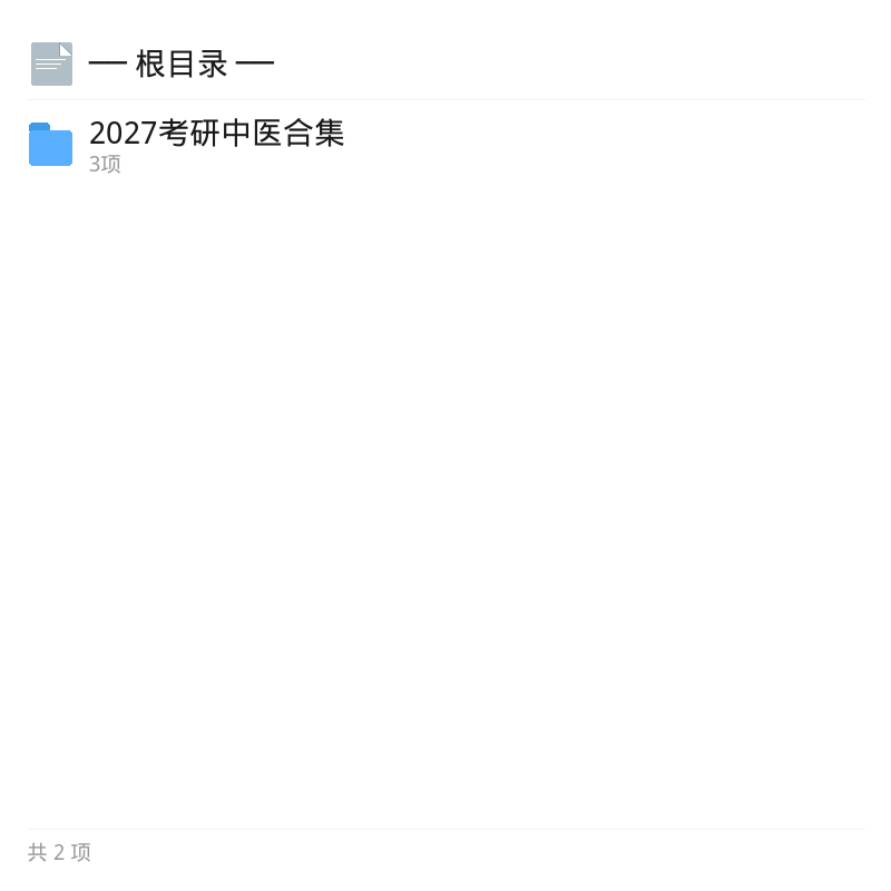 2027考研中医全科备考资料第4张插图