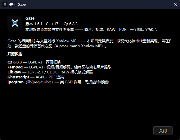 Gaze(媒体查看器与文件浏览器) v1.6.1便携版 - 支持8K/AV1/秒搜/以文搜图第9张插图 Gaze(媒体查看器与文件浏览器) v1.6.1便携版 - 支持8K/AV1/秒搜/以文搜图第9张插图