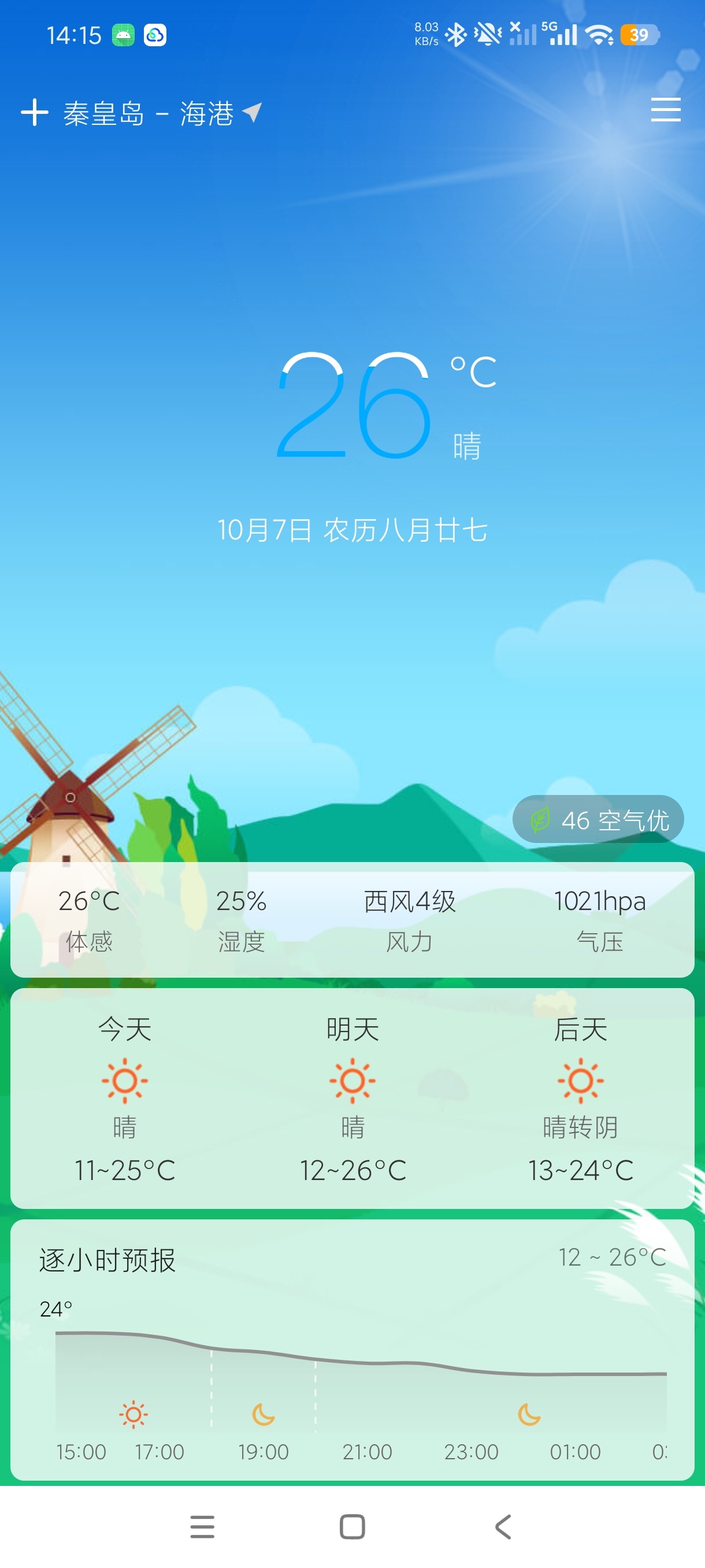 极简天气清爽简约界面实时查看各地天气预报绿化版第5张插图 极简天气清爽简约界面实时查看各地天气预报绿化版第5张插图