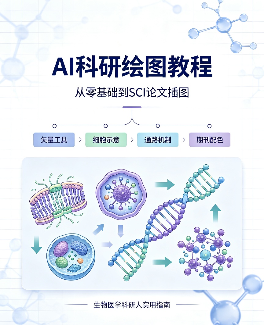 科研绘图AI教程｜零基础搞定生物医学SCI示意图