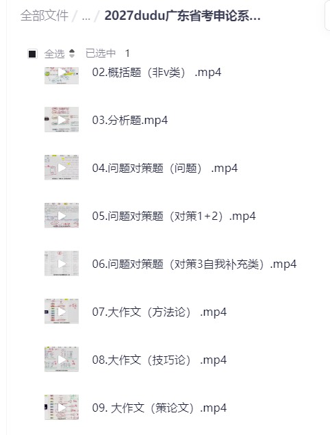 🍀2027dudu广东省考申论系统课第4张插图