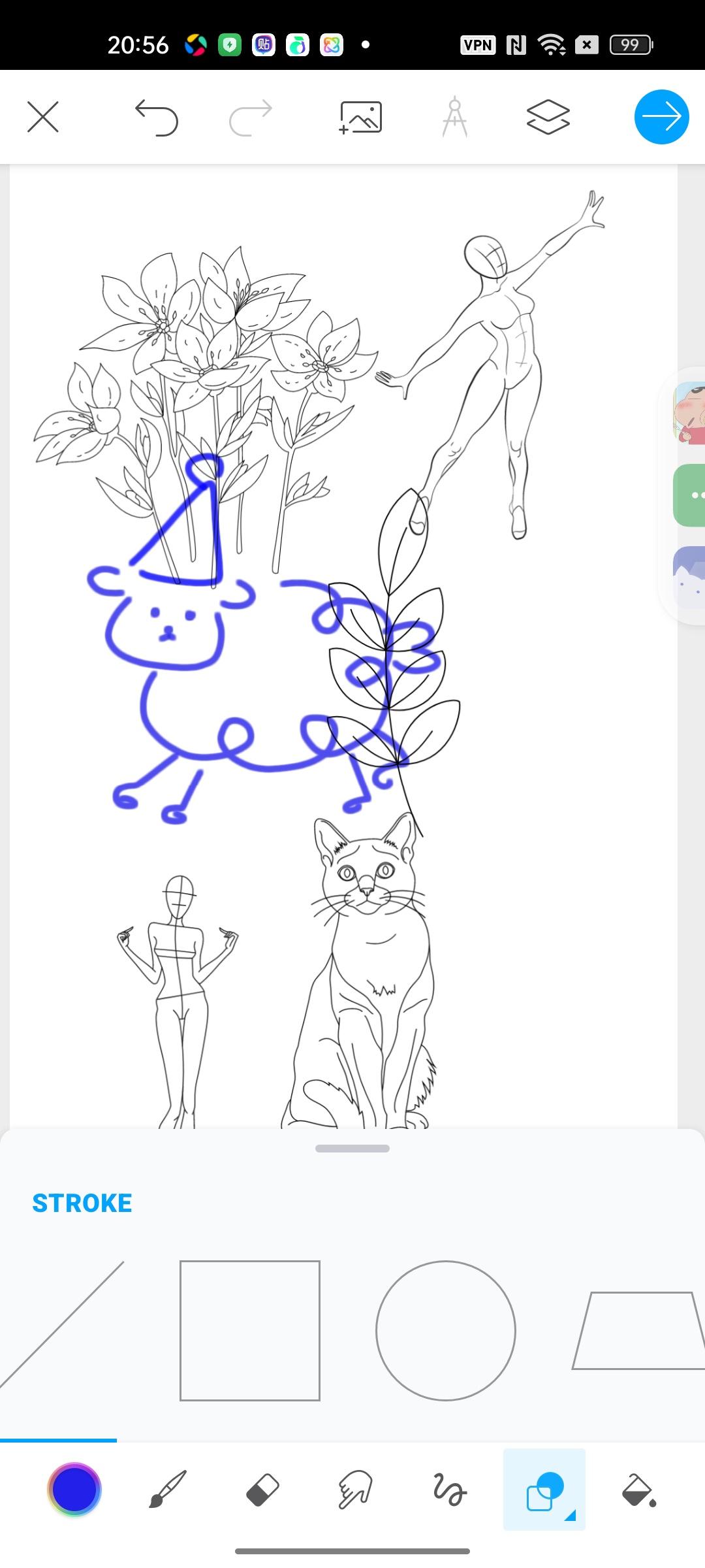 Picsart美易绘画专业级绘画软件自带上百套素材第5张插图 Picsart美易绘画专业级绘画软件自带上百套素材第5张插图