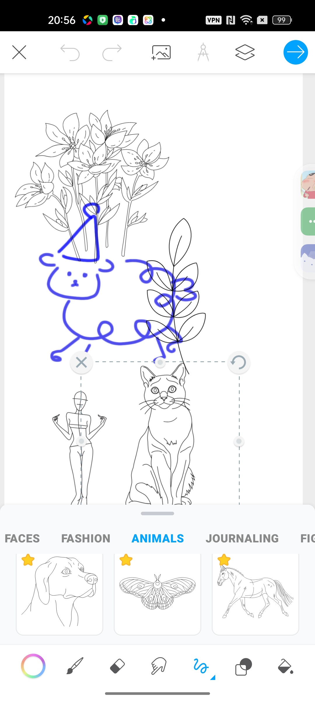 Picsart美易绘画专业级绘画软件自带上百套素材第7张插图 Picsart美易绘画专业级绘画软件自带上百套素材第7张插图