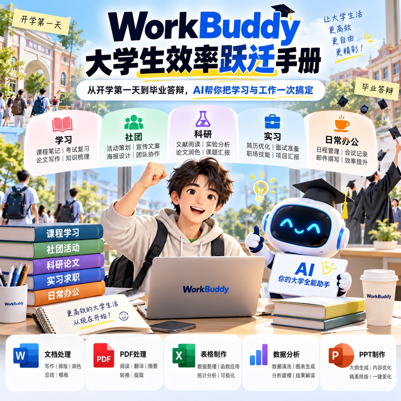 WorkBuddy大学生效率跃迁手册：从开学第一天到毕业第4张插图