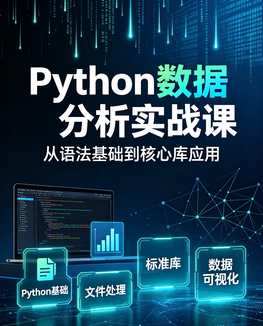 深度之眼Python全套课｜零基础入门到数据分析实战