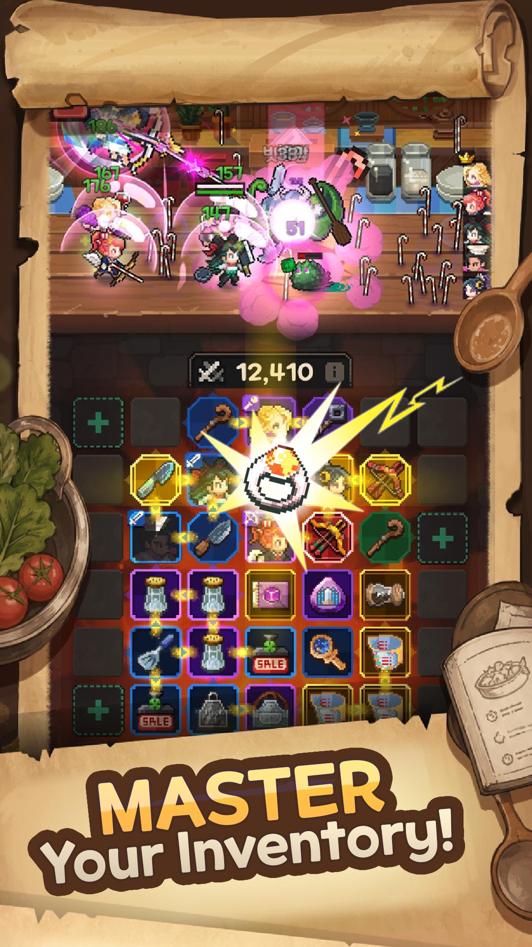 手游推荐背包大厨 MOD菜单版 背包格烹饪刷宝RPG第5张插图