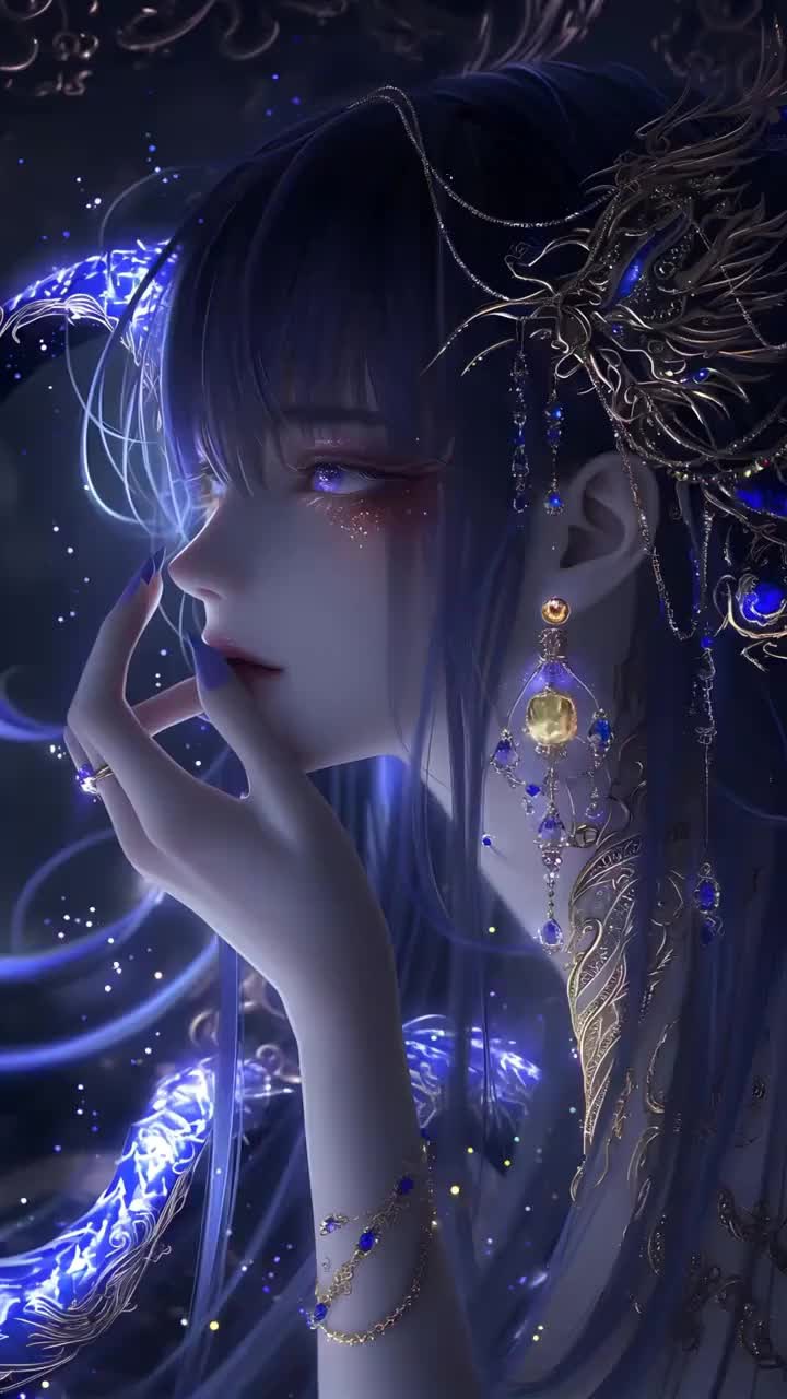 手机美化✨9张4K绝绝子古风幻彩少女壁纸合集｜上新啦第6张插图