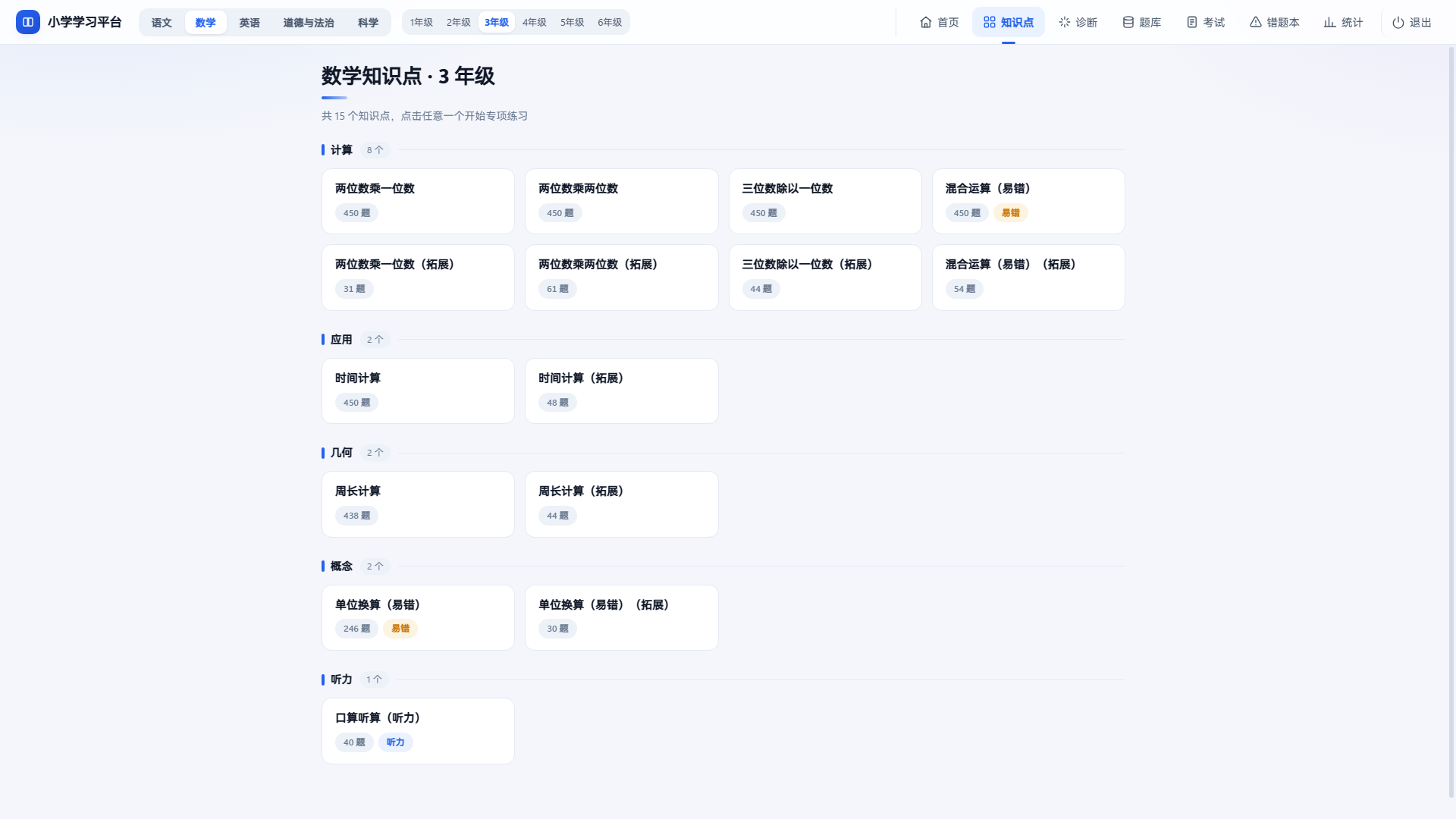 小学学习平台 多学科知识练习与同步自测 离线语音朗读与分省题库拓展 便携版第7张插图 小学学习平台 多学科知识练习与同步自测 离线语音朗读与分省题库拓展 便携版第7张插图