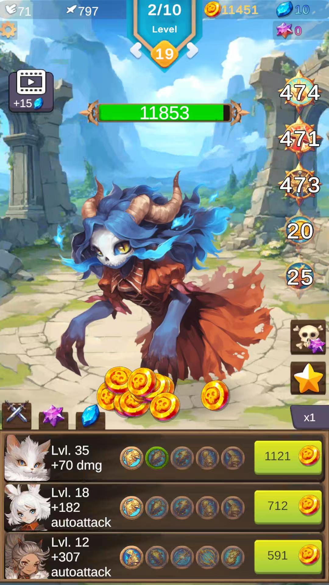 手游推荐生命传奇：奇幻放置·货币反加爽玩第5张插图