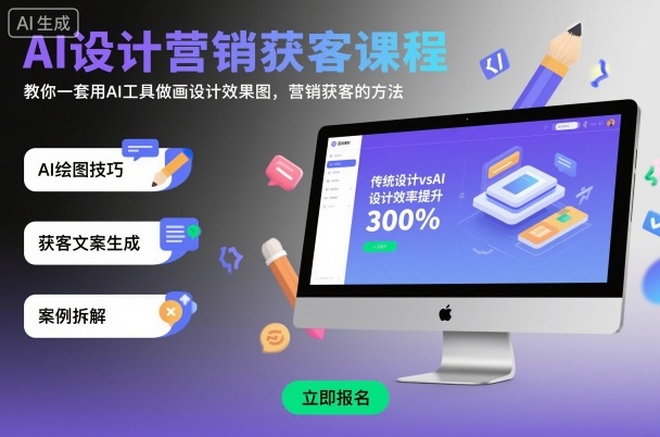 AI设计营销获客实战课第6张插图 AI设计营销获客实战课第6张插图