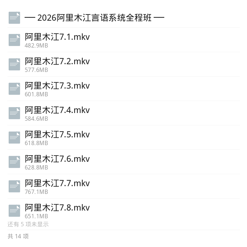 2026阿里木江言语系统全程班第5张插图