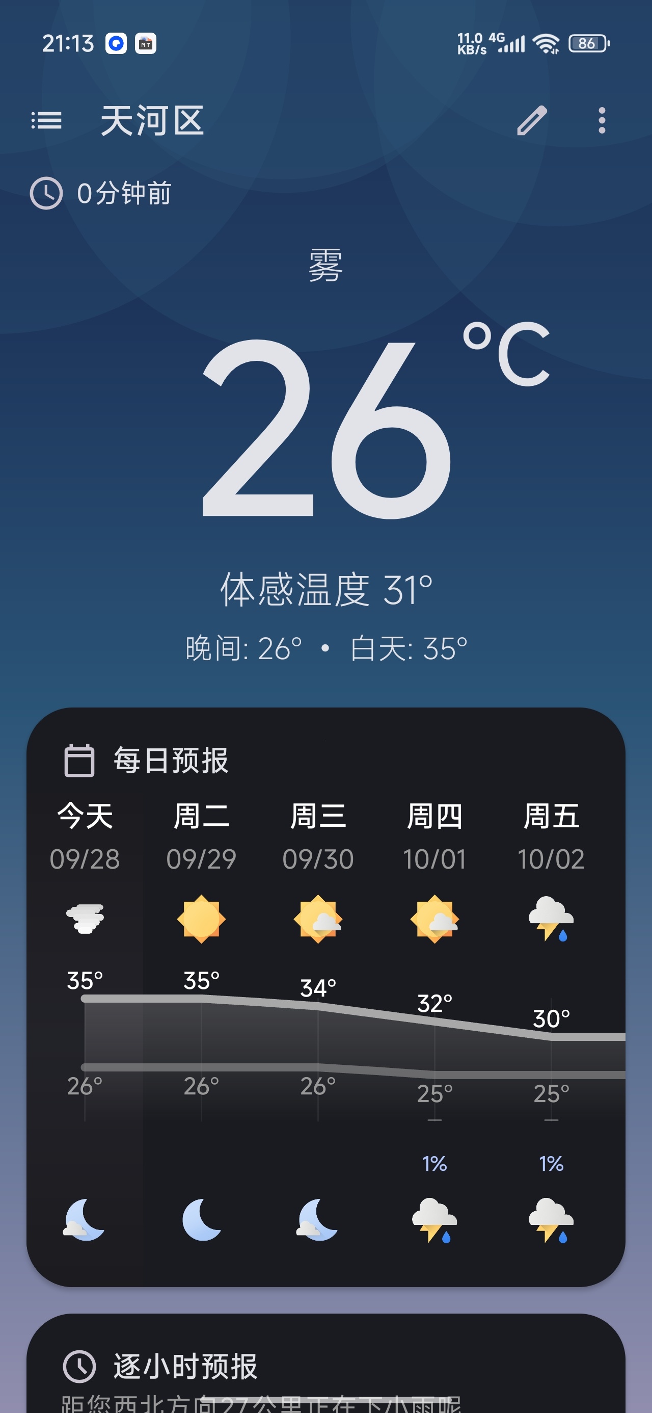 JX Weather精美天气卡片多维度气象数据第4张插图 JX Weather精美天气卡片多维度气象数据第4张插图