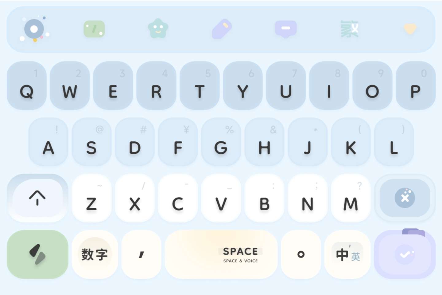 【软件美化】安卓百度输入法皮肤 春江明月