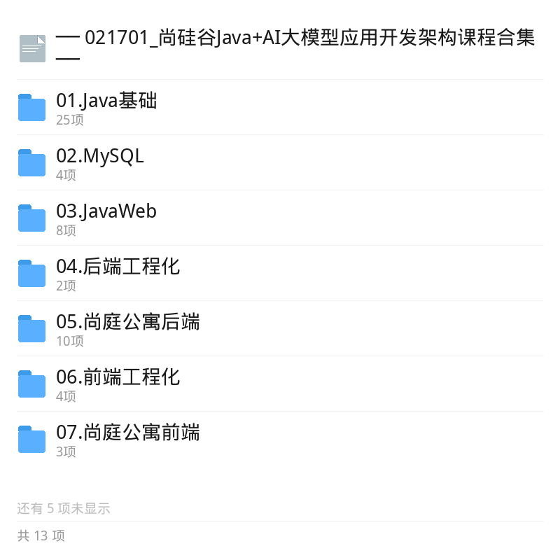 尚硅谷Java+AI大模型架构课第5张插图