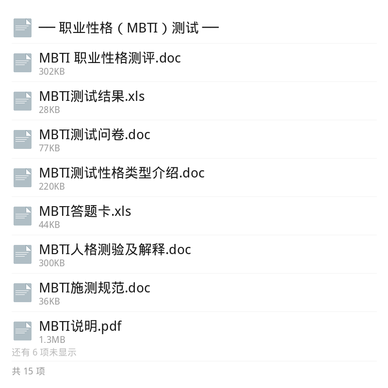 MBTI全套测评资料精准定位职业第5张插图