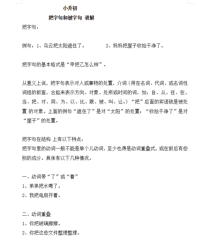 2027年小升初考试资料语文总复习专项知识点第6张插图