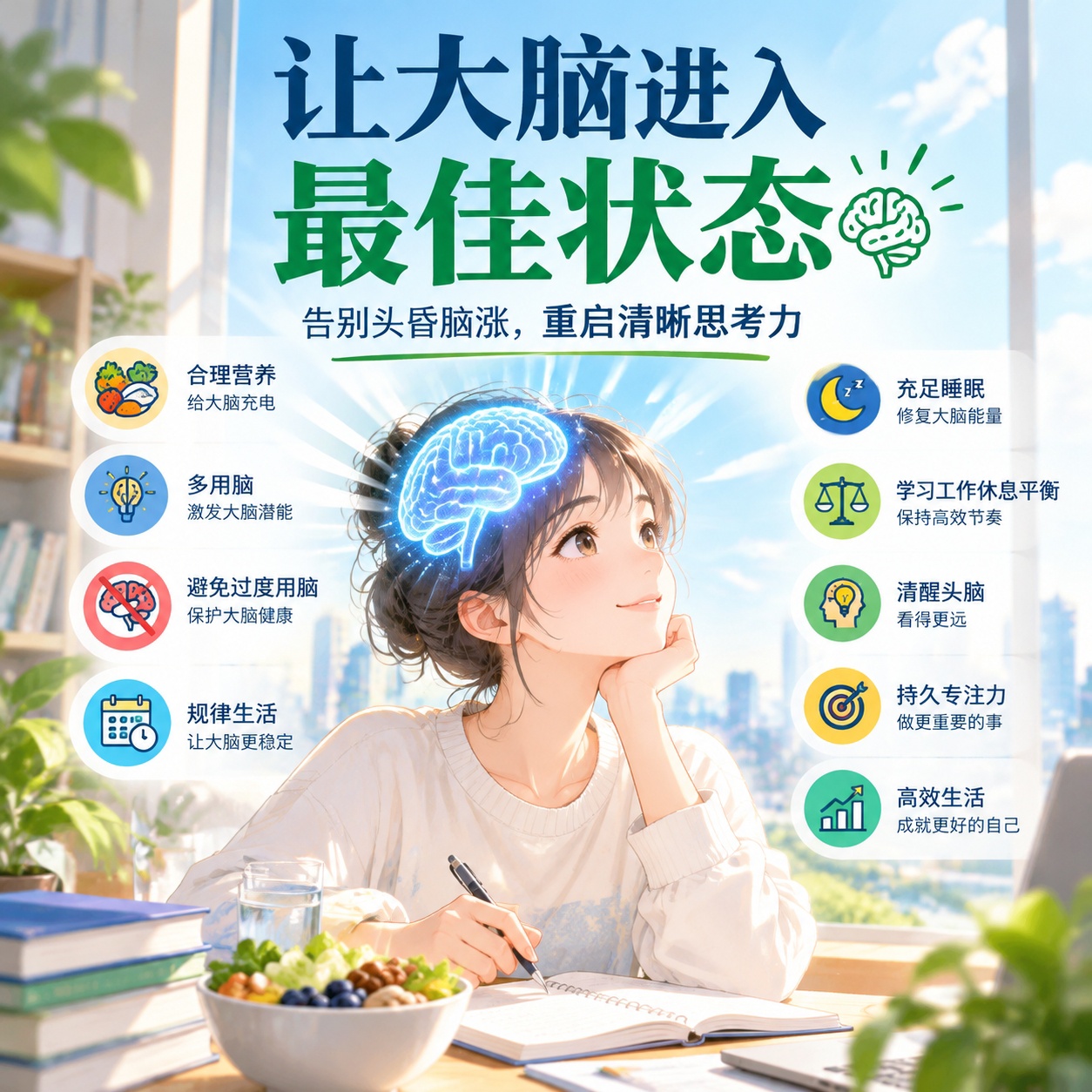 为什么有人精力充沛、思路清晰，你却总是头昏脑涨、注意力涣第4张插图
