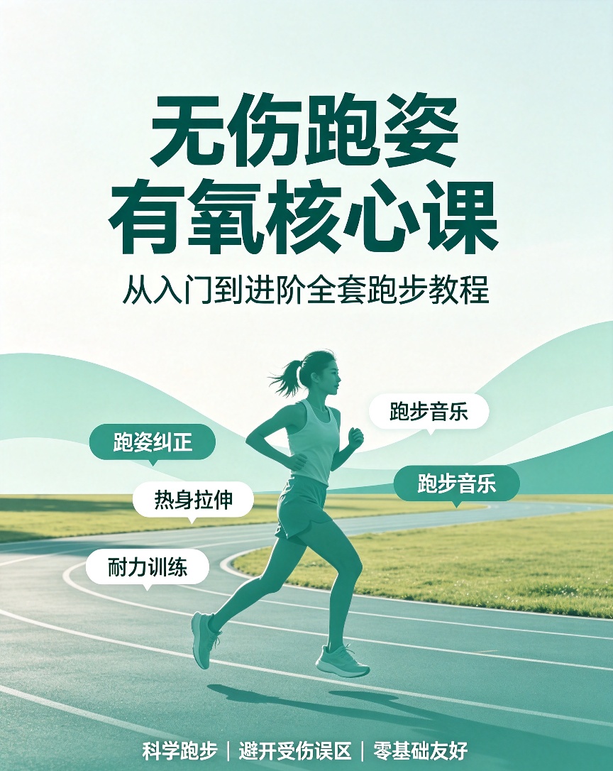 无伤跑姿有氧核心课｜从入门到进阶全套跑步教程