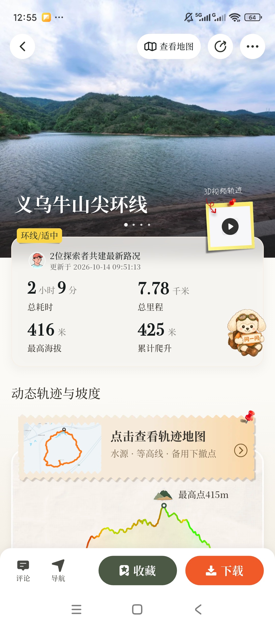 Hiko户外徒步路线规划轨迹海拔剖面查看第6张插图