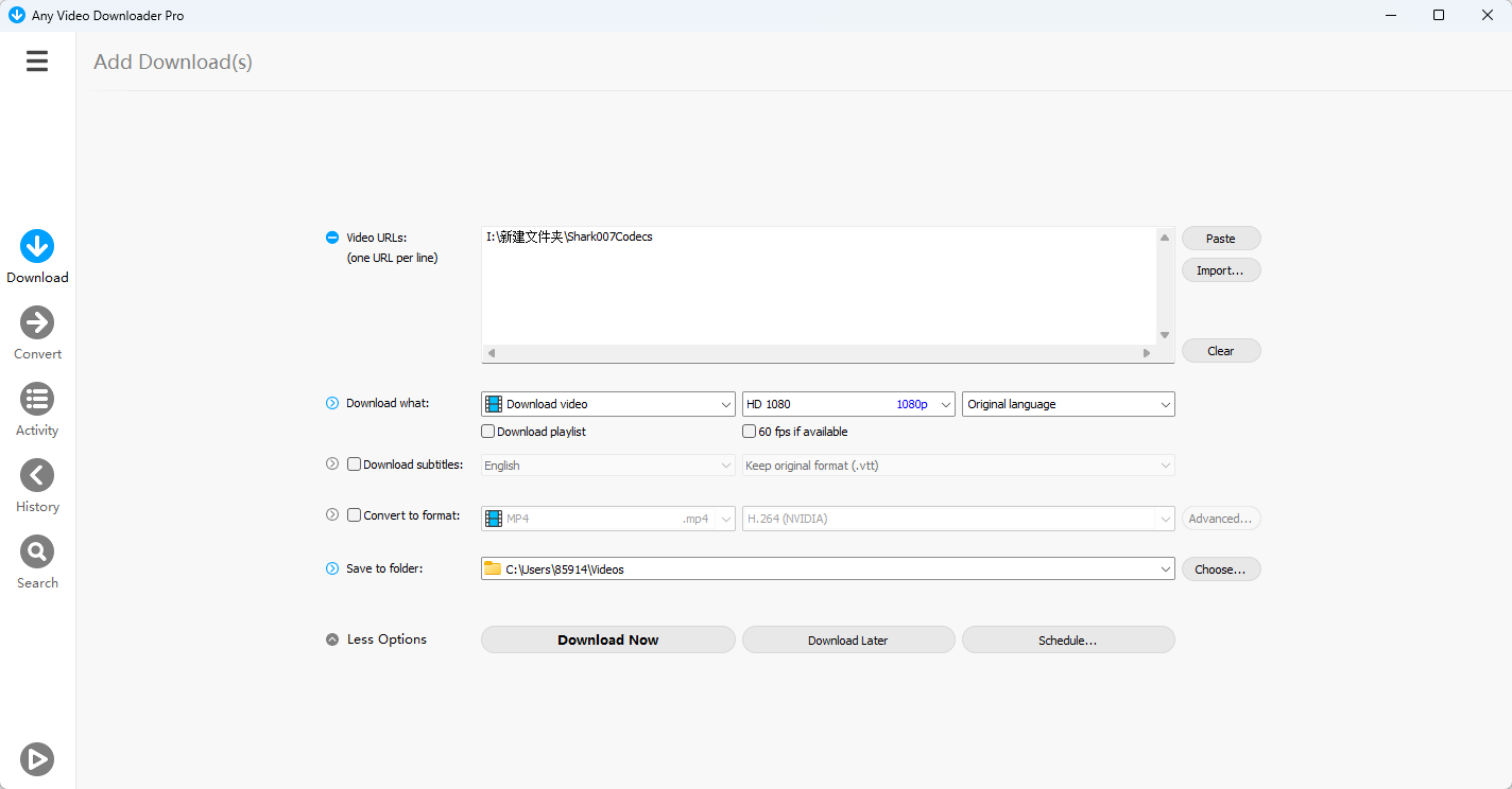 Any Video Downloader Pro(全能网络视频下载器) 绿色便携版 8K高清第7张插图