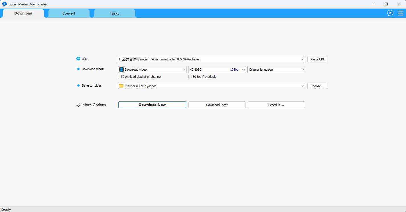 Social Media Downloader v8.5.34 多平台高清视频音频批量抓取第6张插图 Social Media Downloader v8.5.34 多平台高清视频音频批量抓取第6张插图
