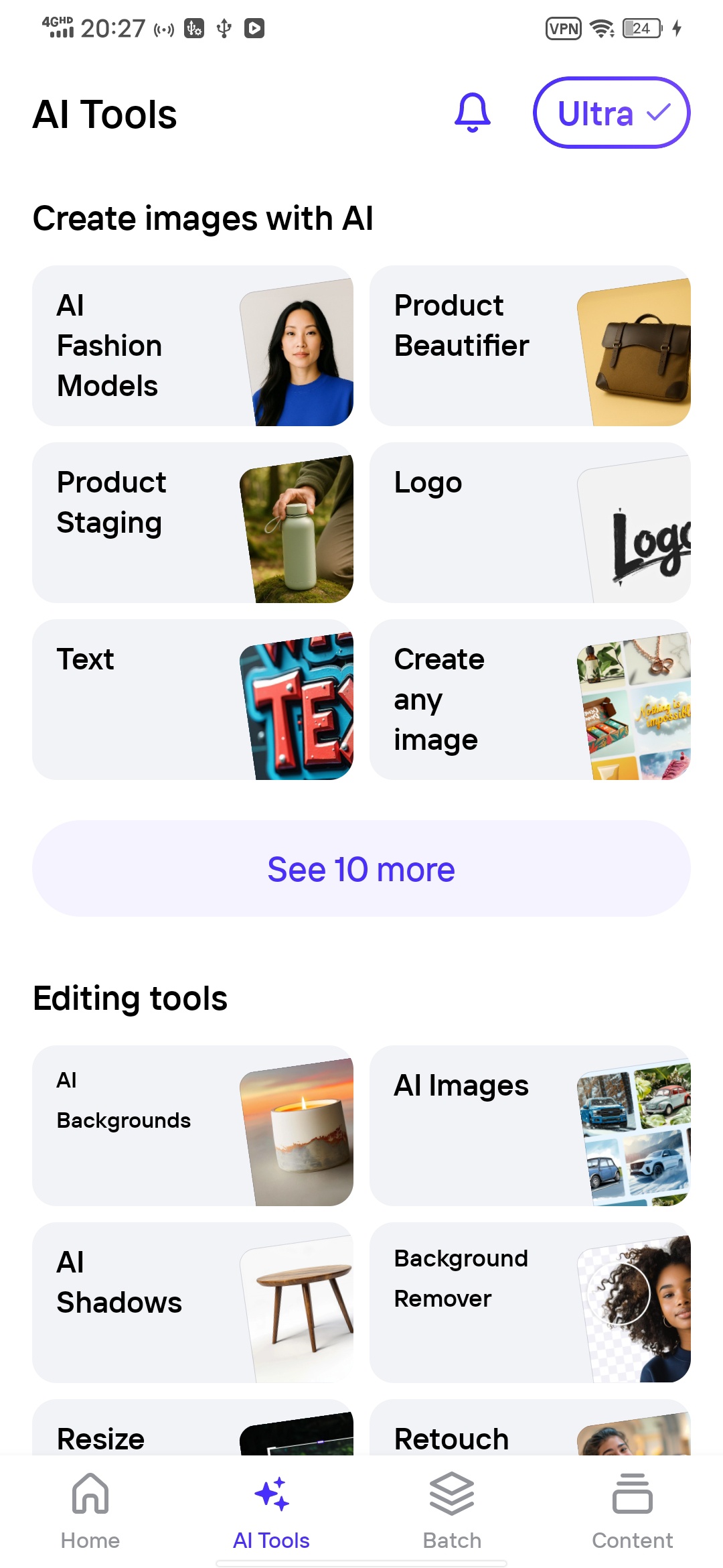 Photoroom，解锁会员，AI电商出图与批量修图神器第6张插图