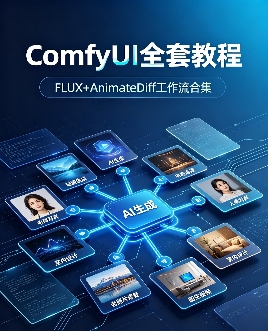 AI绘图ComfyUI全套教程｜配套插件+模型+工作流第4张插图